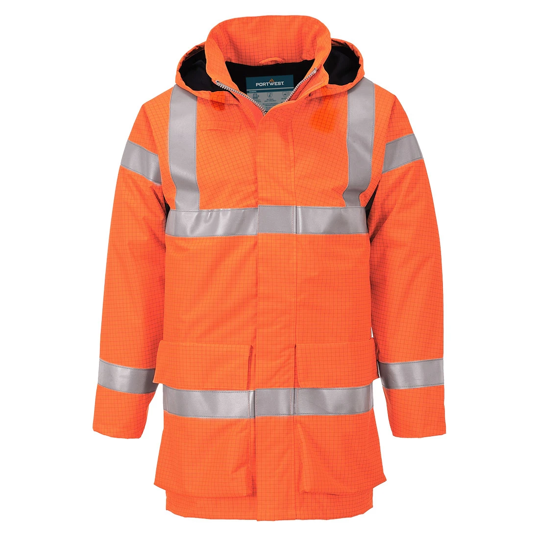 Bizflame Rain Hi-Vis FR Jacket Orange