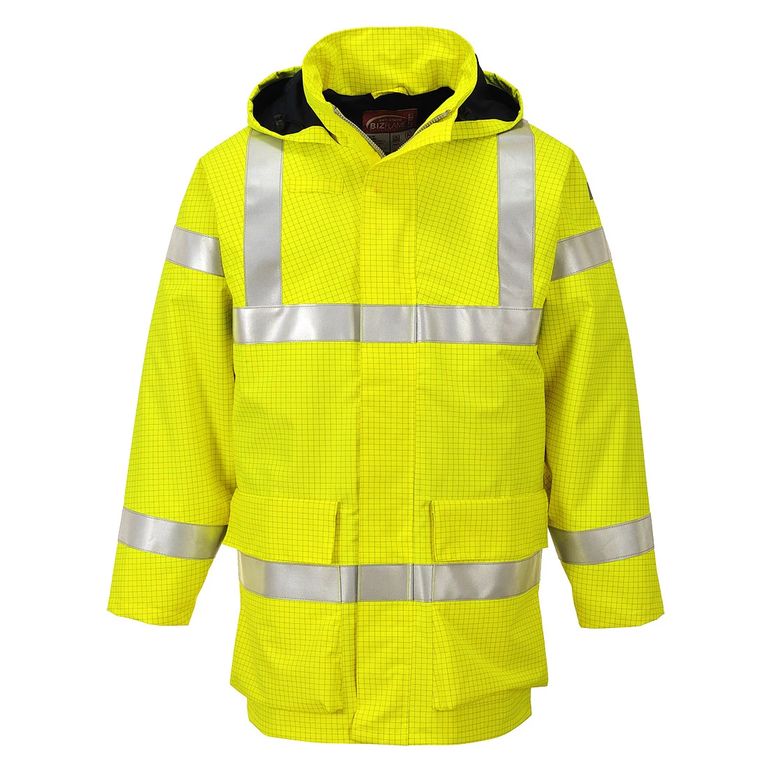 Bizflame Rain Hi-Vis FR Jacket Yellow