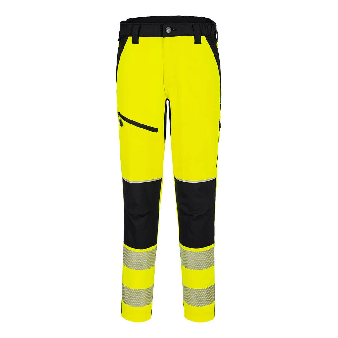 PW3 Hi-Vis Stretch Trouser Yellow/Black