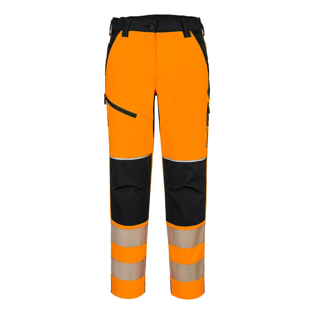 PW3 Hi-Vis Women's Stretch Trouser Orange/Black PW3 Hi-Vis Women's Stretch Trouser Orange/Black