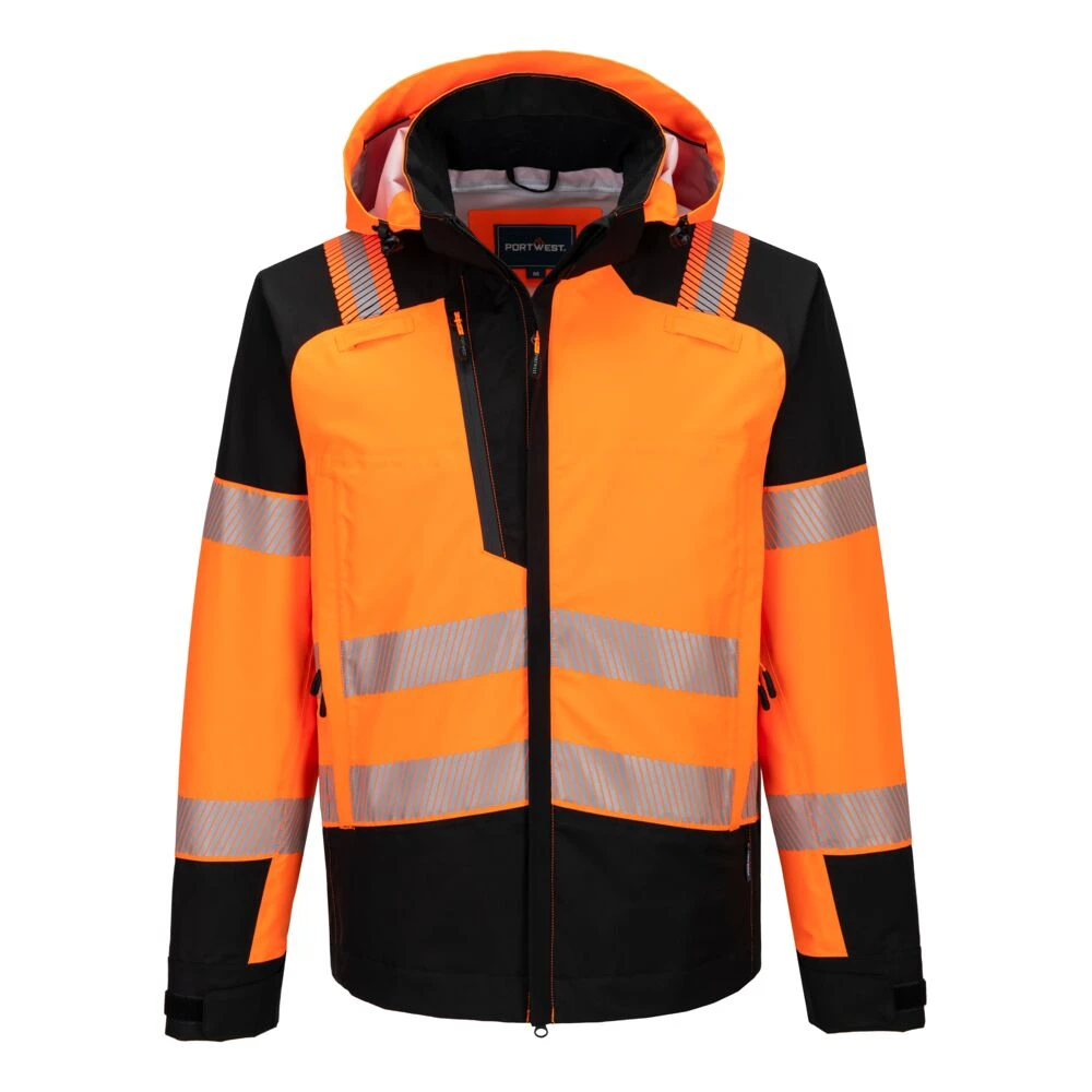 PW3 Hi-Vis Rain Jacket (3L) Orange/Black PW3 Hi-Vis Rain Jacket (3L) Orange/Black