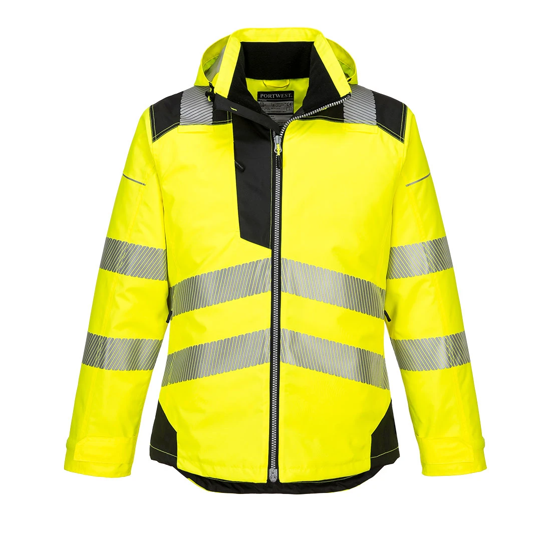 PW3 Hi-Vis Winter Jacket Yellow/Black