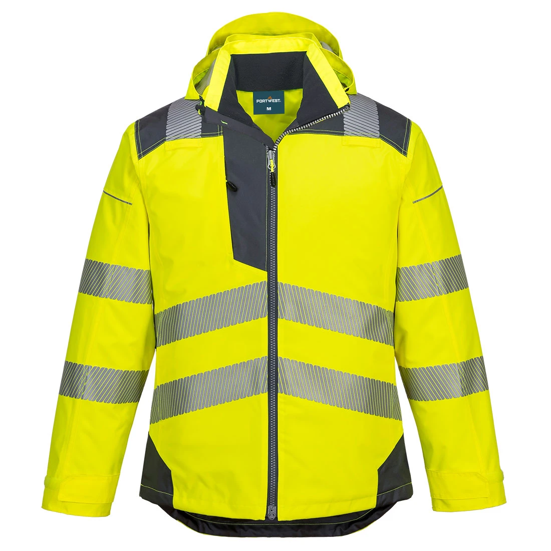 PW3 Hi-Vis Winter Jacket Yellow/Grey