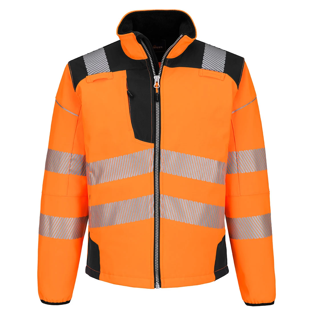 PW3 Hi-Vis Softshell (3L) Orange/Black