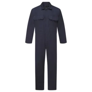 Weld-Tex Basic FR navy coverall front view