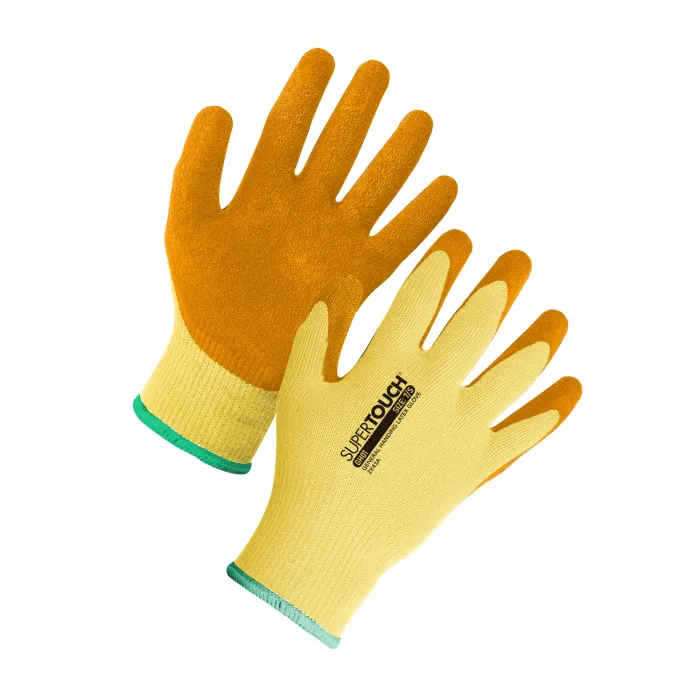 Supertouch Handling Gloves Supertouch knitted general handling gloves in orange and yellow