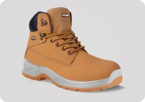 Titan Holton honey nubuck lace-up safety boot