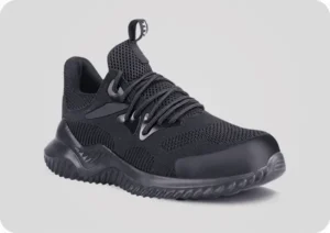Titan Thunder black knit safety shoe with composite toe