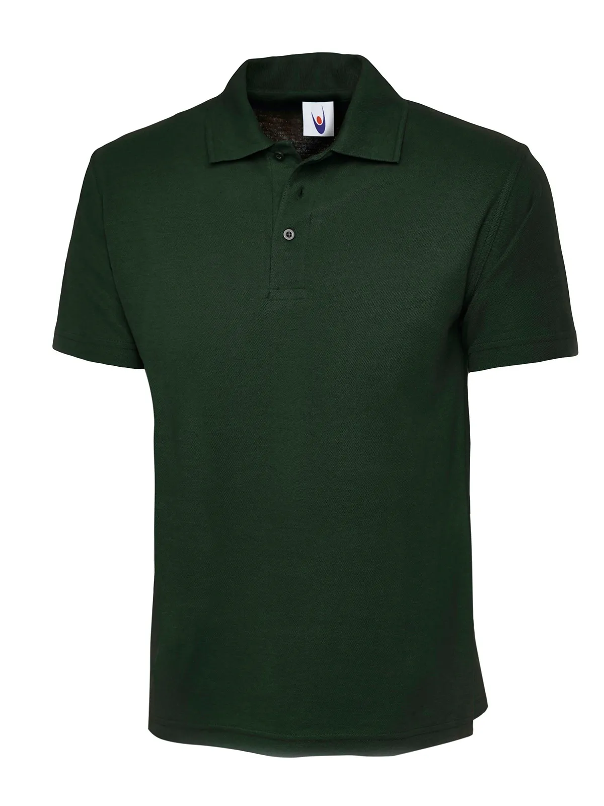 UC101 Green Polo Shirt UC101 bottle green classic polo shirt, short sleeve