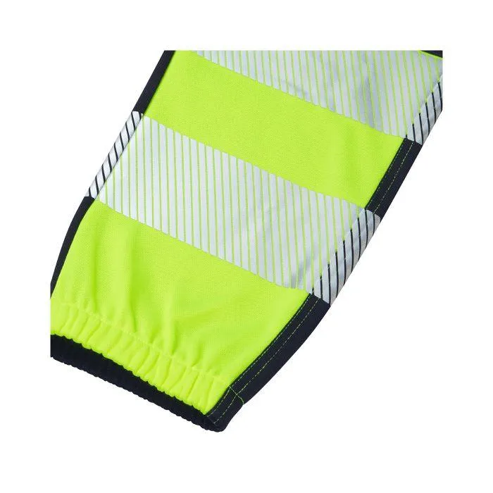 Blue Sphere hi-vis eco yellow jogger reflective band detail