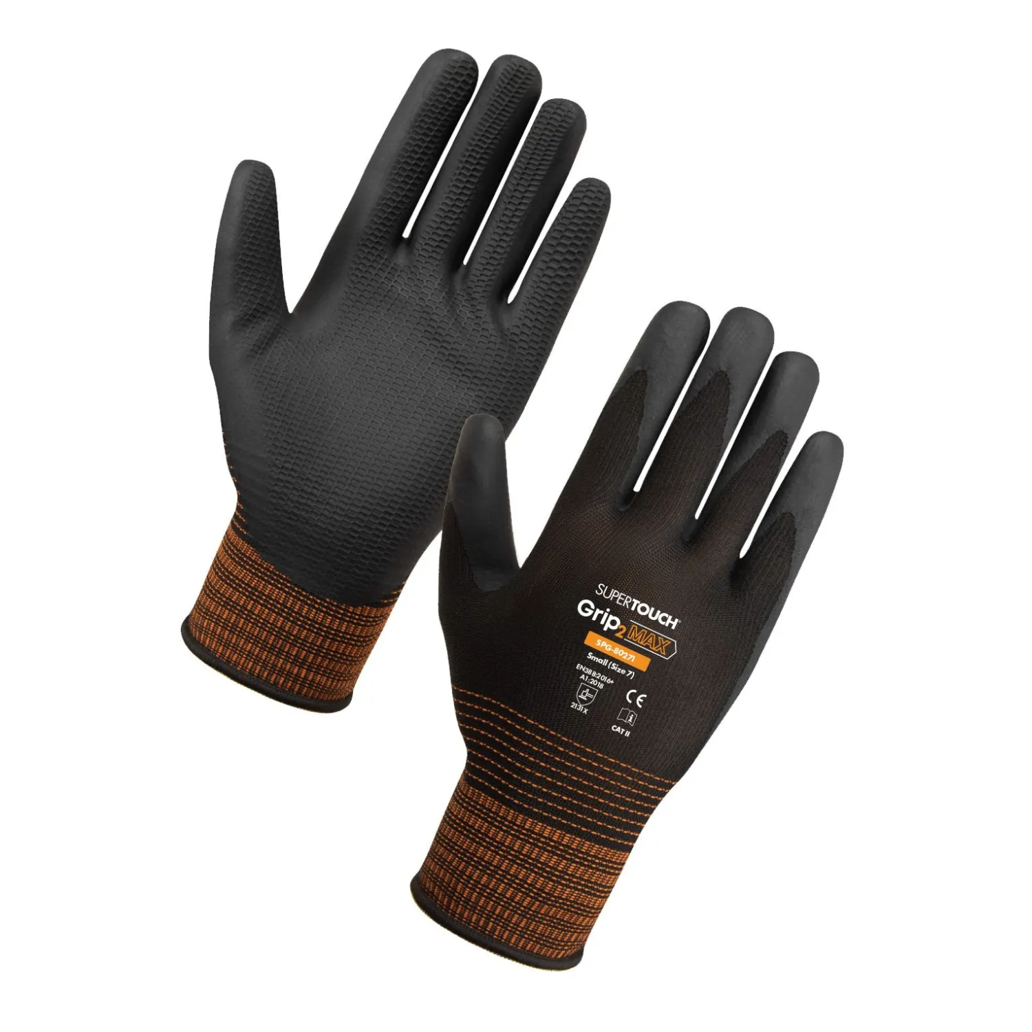 Grip 2 Max Handling Gloves Supertouch Grip 2 Max gloves with honeycomb grip pattern