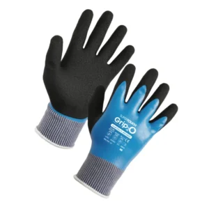 Supertouch Grip2O thermal work gloves, blue and black