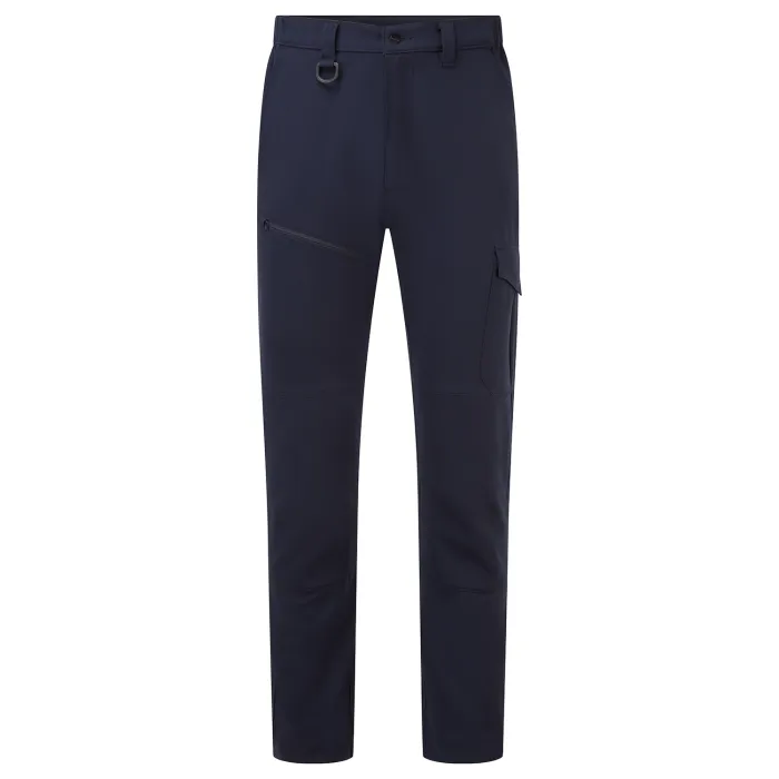 System Eco 4-Way Stretch navy service trousers front view