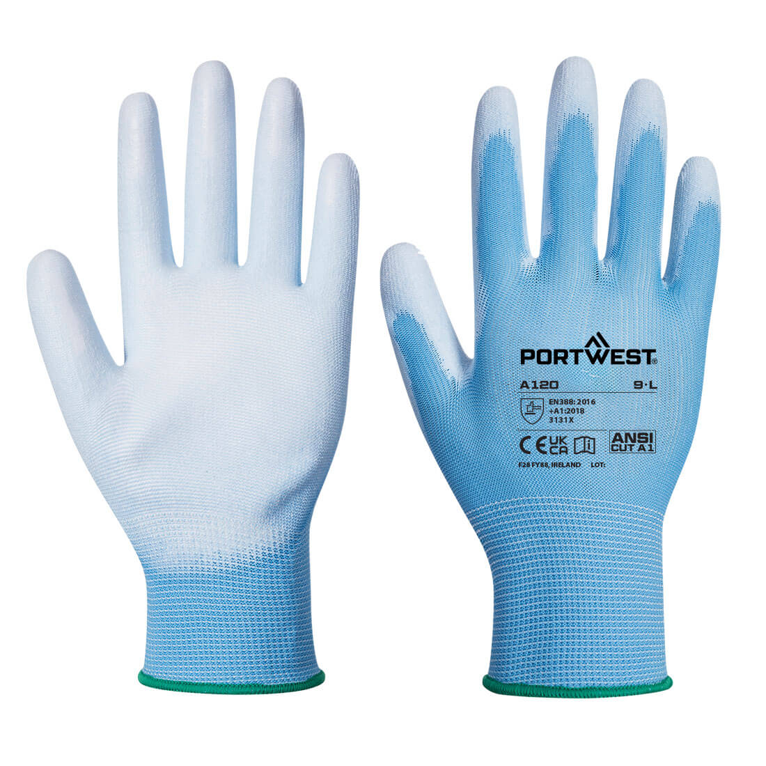 Grip 13 PU Palm Glove Blue Grip 13 PU Palm Glove Blue