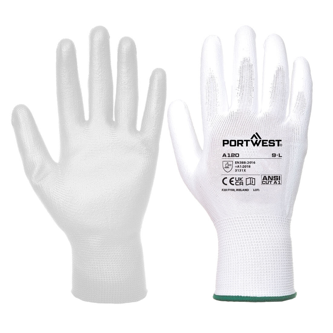 Grip 13 PU Palm Glove White