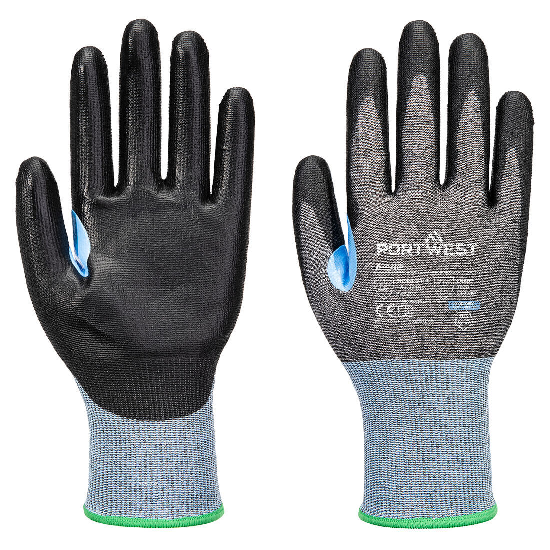 CS Cut D18 PU Glove Grey/Black CS Cut D18 PU Glove Grey/Black
