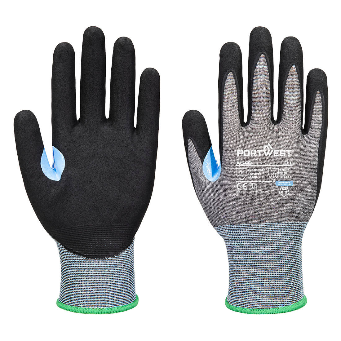 CS Cut D21 Nitrile Glove Grey/Black CS Cut D21 Nitrile Glove Grey/Black