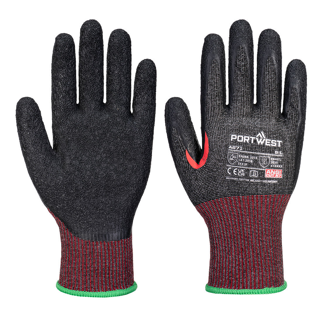 CS Cut F13 Latex Glove Black CS Cut F13 Latex Glove Black