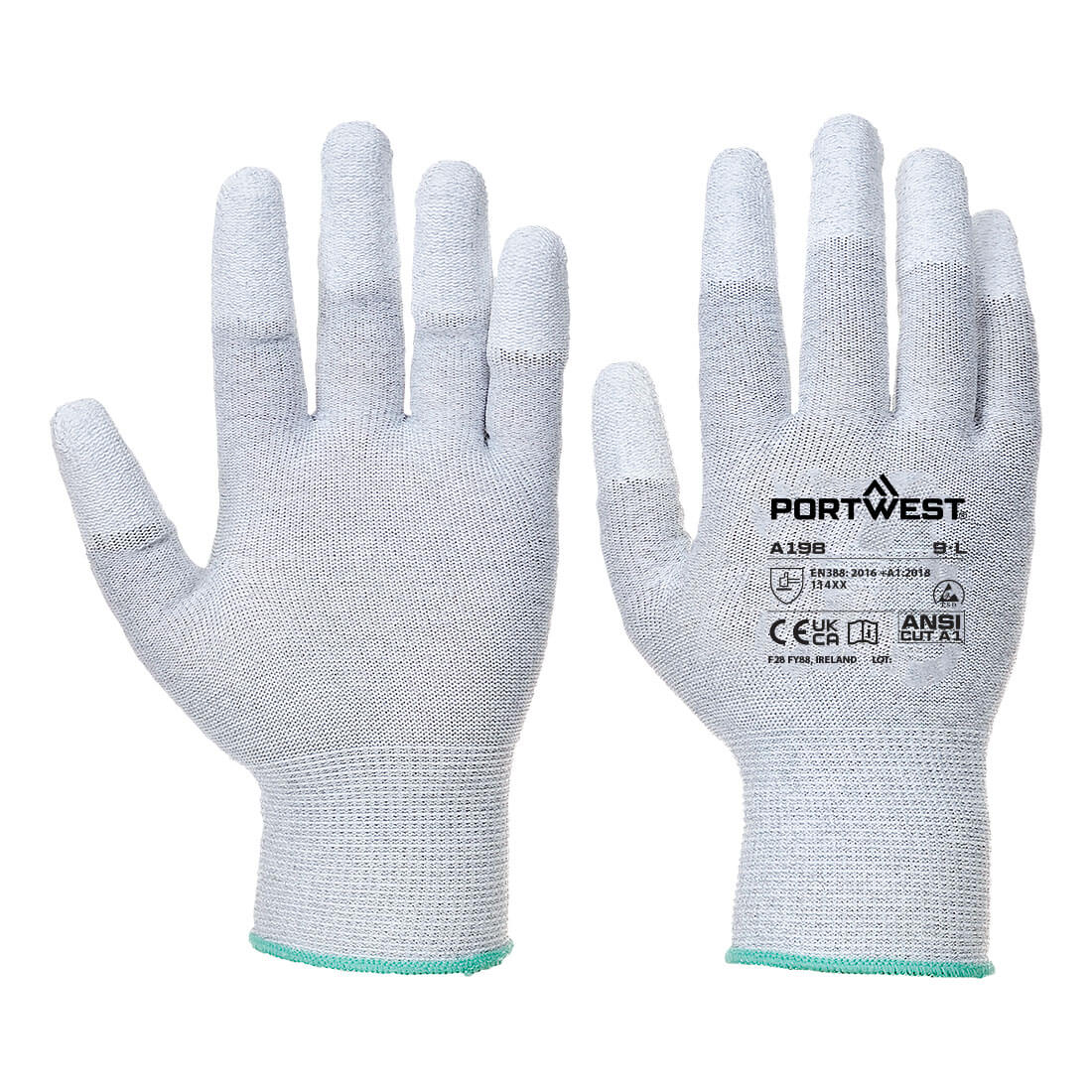 ESD 13 PU Fingertip Essential Multipack (Pk12) Grey ESD 13 PU Fingertip Essential Multipack (Pk12) Grey