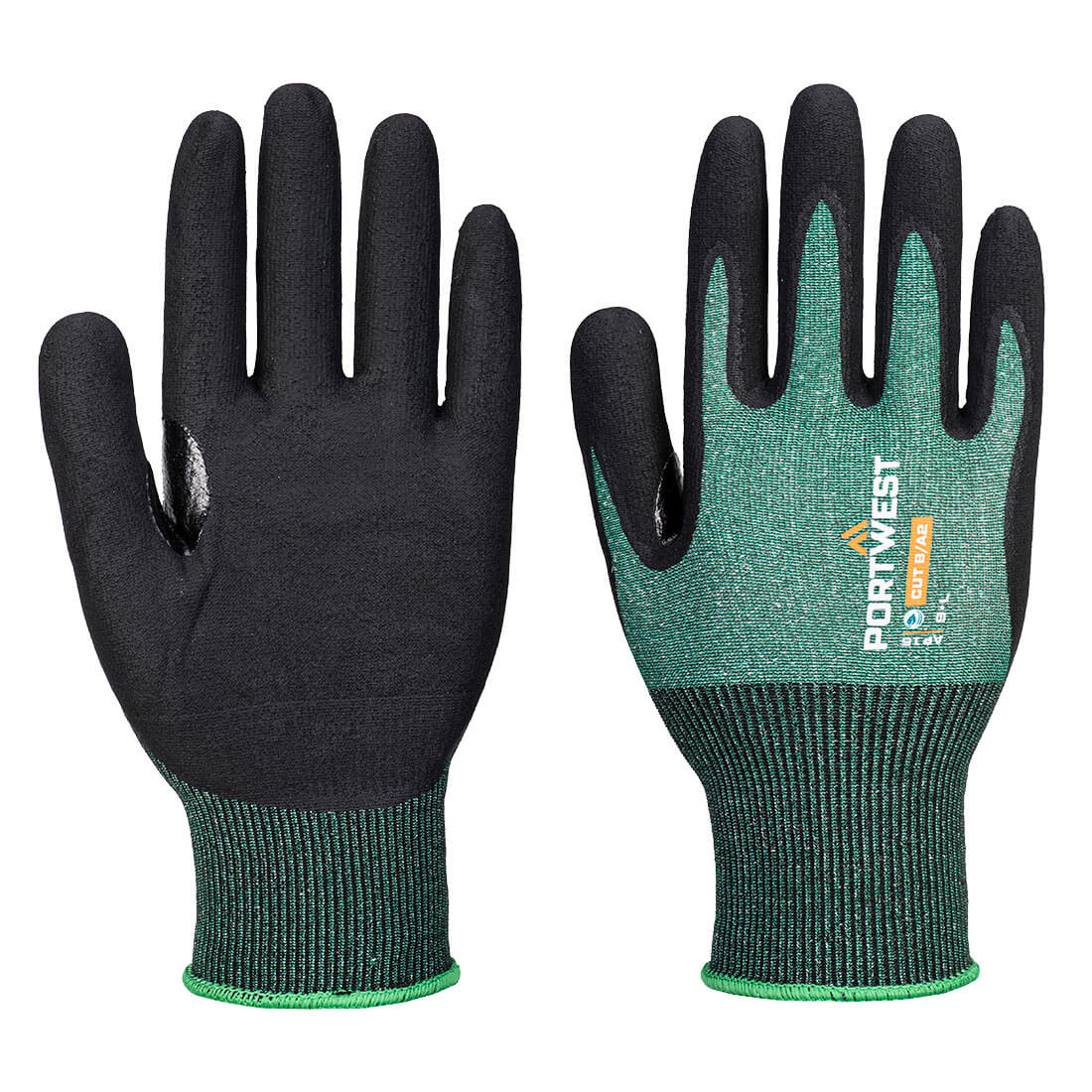 SG Cut B18 Nitrile Glove (Pk12) Green/Black SG Cut B18 Nitrile Glove (Pk12) Green/Black