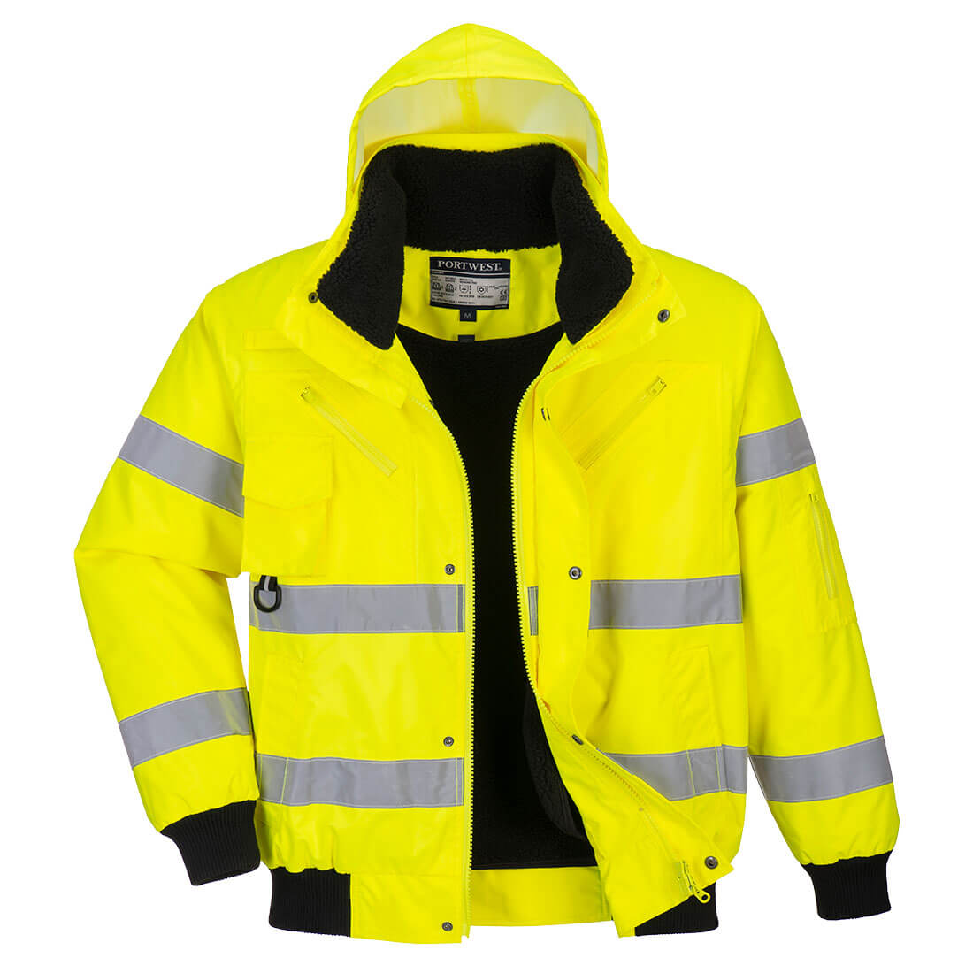 Hi-Vis 3-in-1 Bomber Jacket Yellow