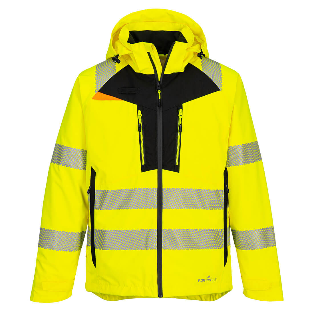 DX4 Hi-Vis Rain Jacket Yellow