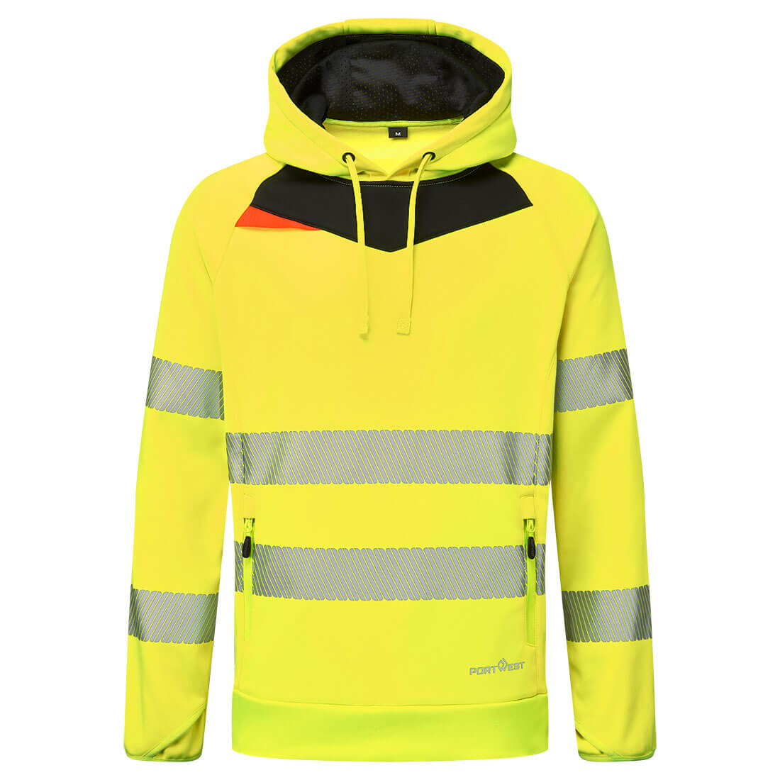DX4 Hi-Vis Overhead Hoodie Yellow/Black