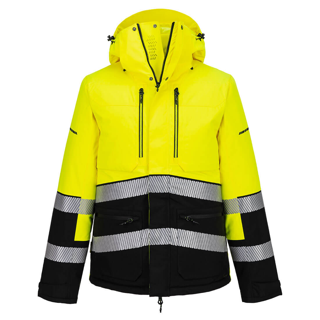 EV4 Hi-Vis Winter Jacket Yellow/Black