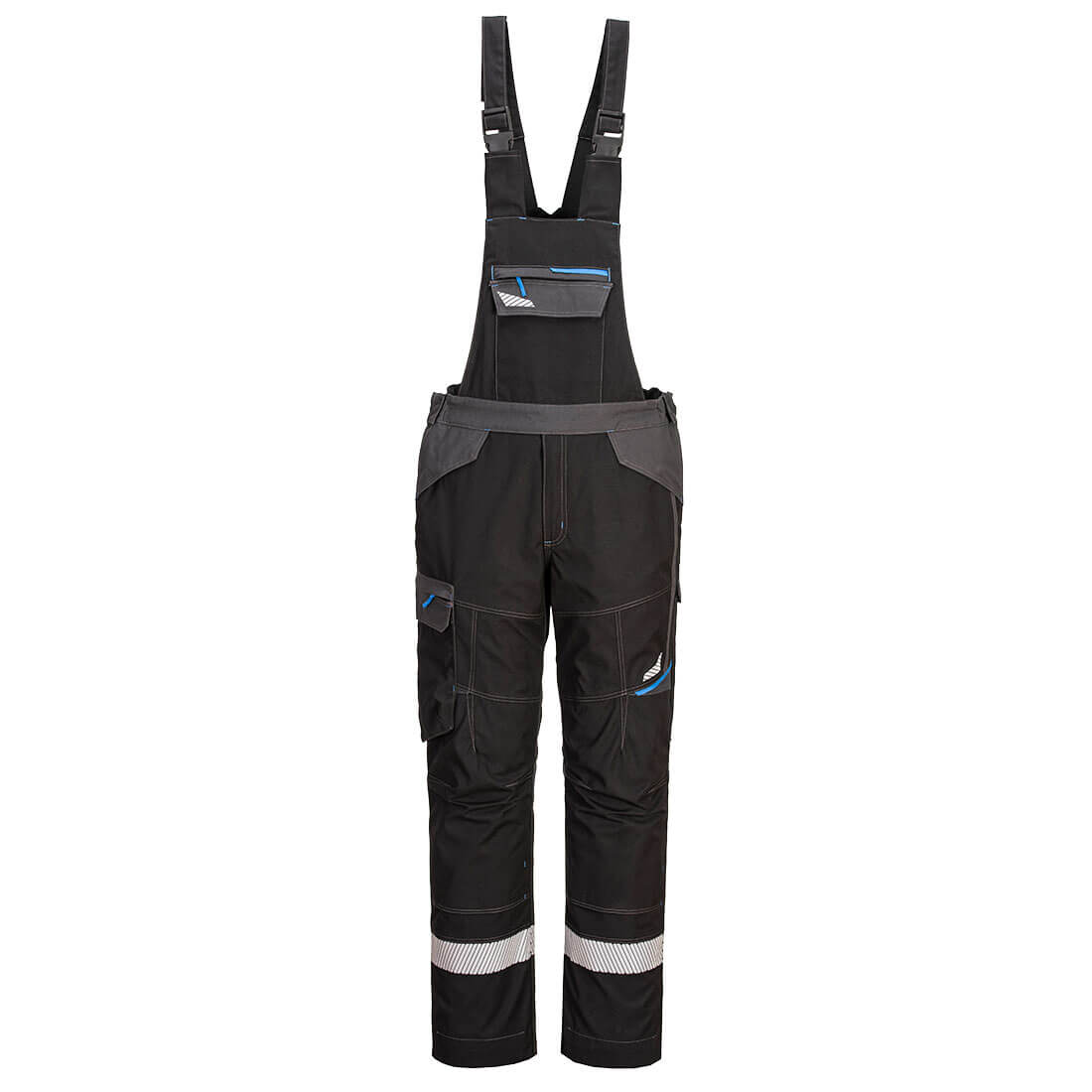 WX3 Modaflame Work FR Bib and Brace Black WX3 Modaflame Work FR Bib and Brace Black
