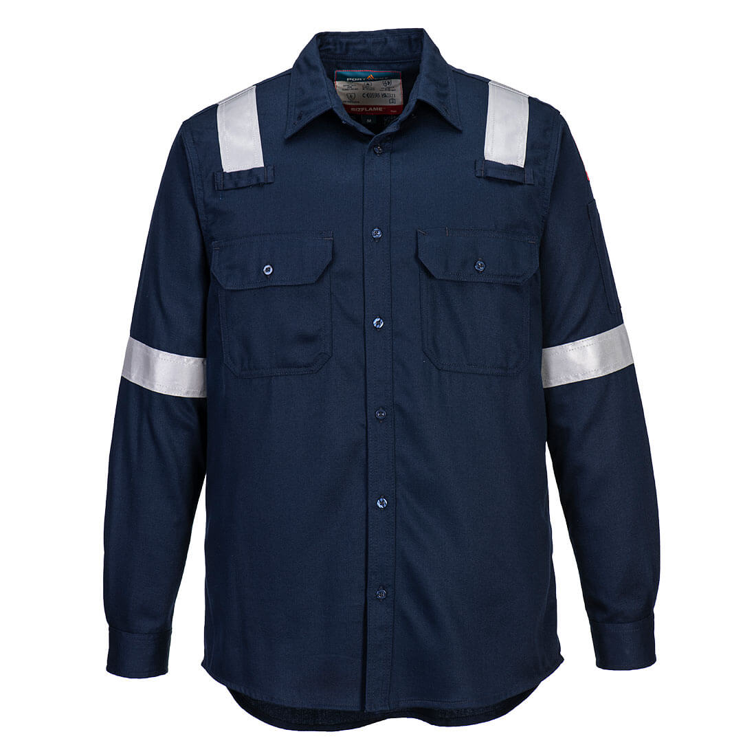 Bizflame Work Lightweight FR Shirt Navy Bizflame Work Lightweight FR Shirt Navy