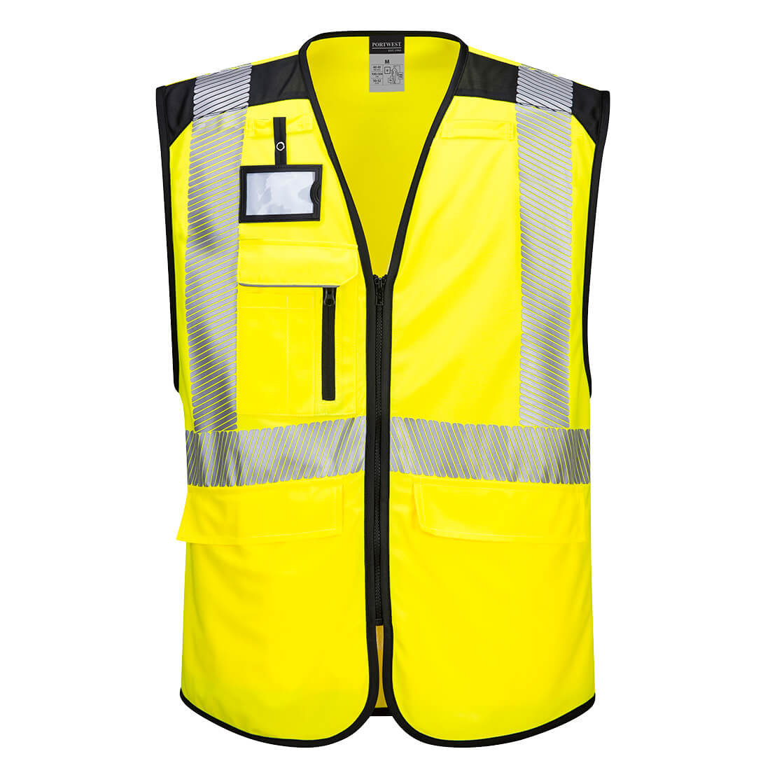 PW3 Hi-Vis Executive Vest Yellow/Black PW3 Hi-Vis Executive Vest Yellow/Black