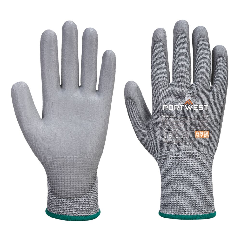 Vending Cut C13 PU Glove (144 Pairs) Grey Vending Cut C13 PU Glove (144 Pairs) Grey